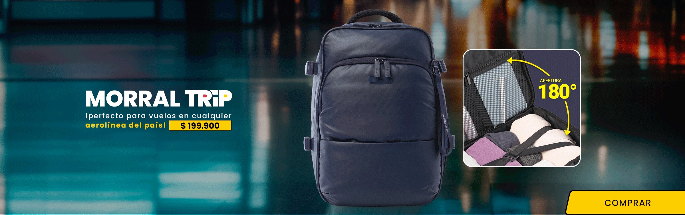 morral trip ¡El morral viajero  perfecto para vuelos en cualquier aerolínea del país!