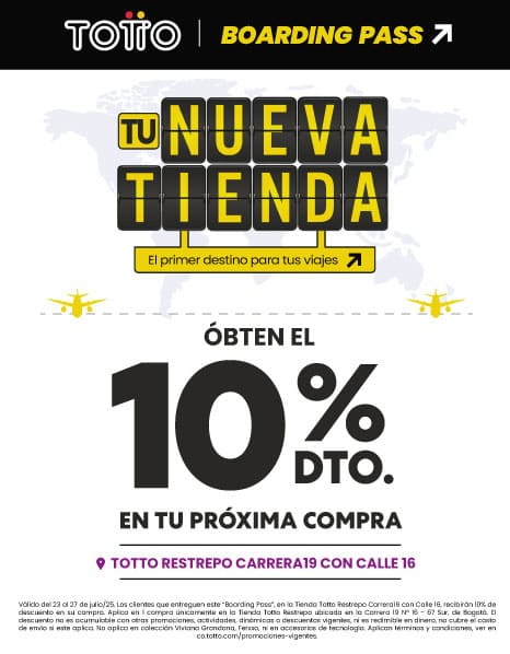 Obtén 10% en tu próxima compra - Tienda Restrepo Bogotá