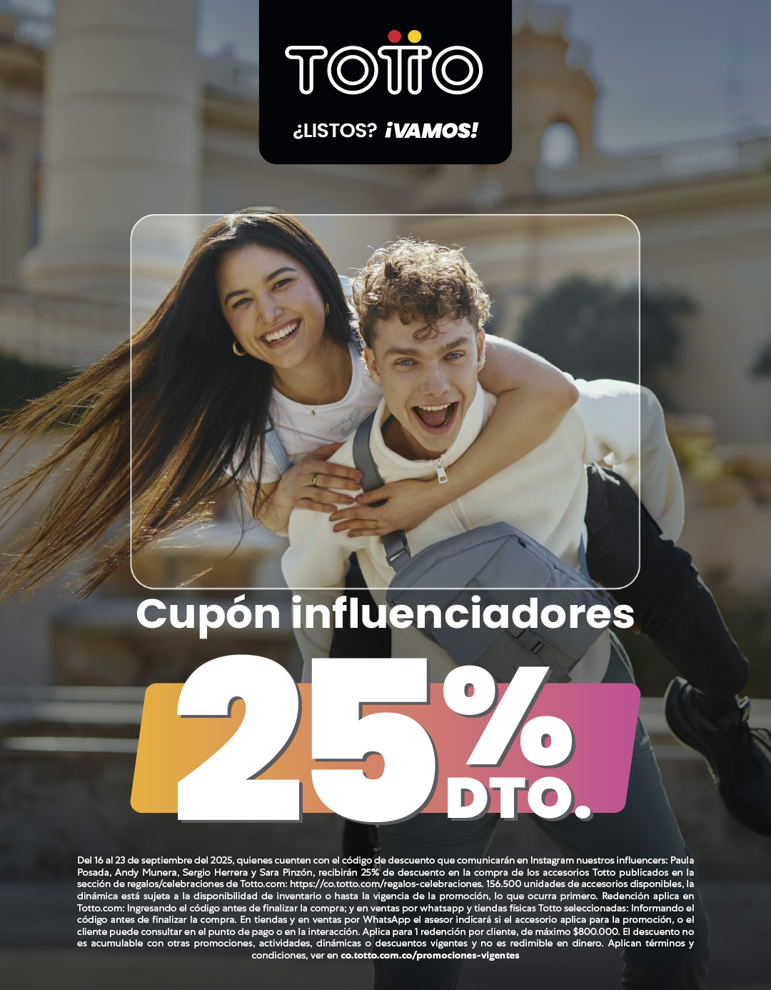 Amor y amistad - Influencer gana 25%