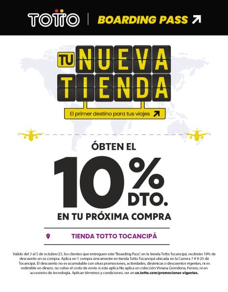 Pasabordo Apertura Tienda Tocancipá
