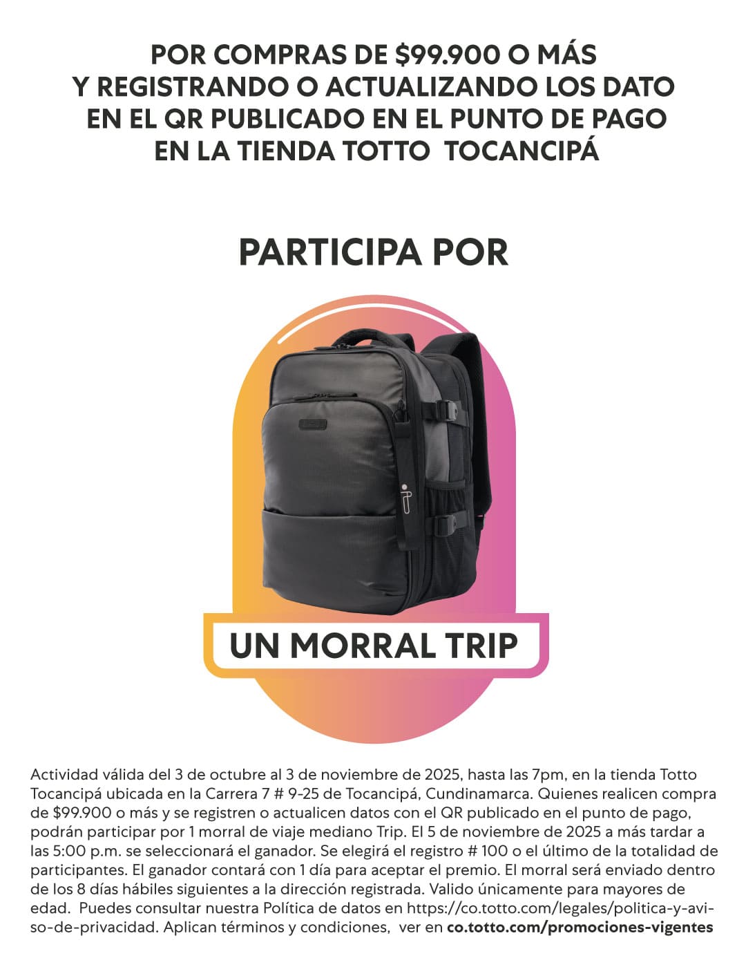 Morral Trip - Apertura Tienda Tocancipá