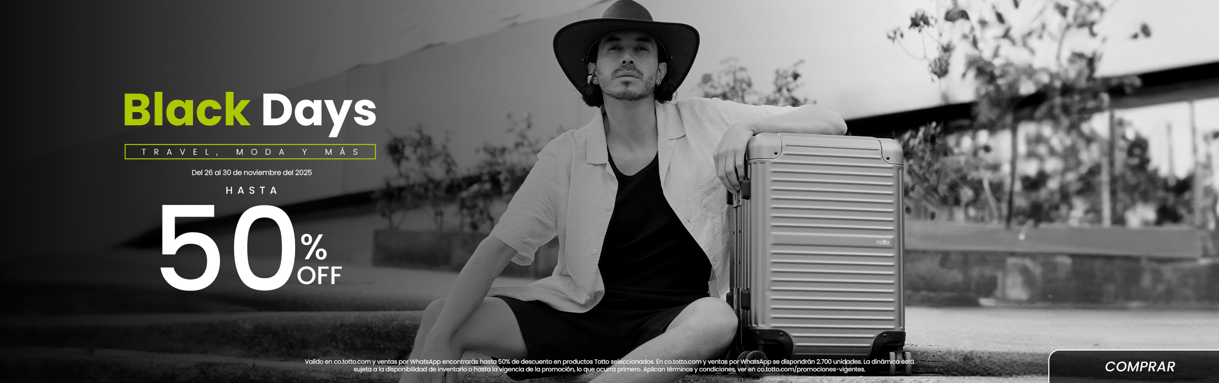 Black Days hasta 50% off 