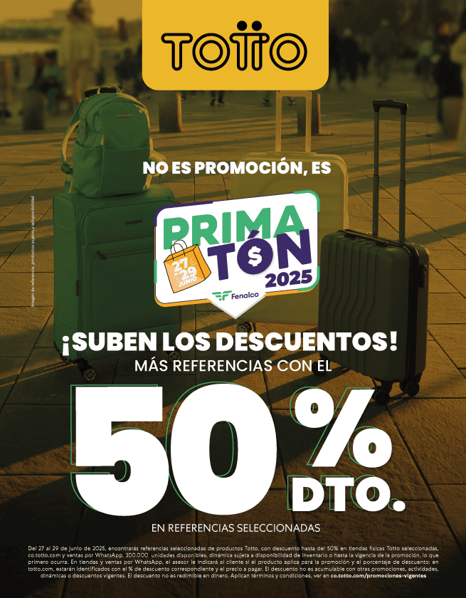 Primatón Totto. Hasta 50% DCTO